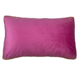 Cojín Terciopelo 30x50 cm rosa
