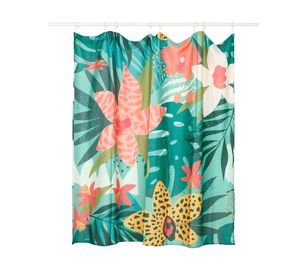 Cortina baño Flores 180x180 cm