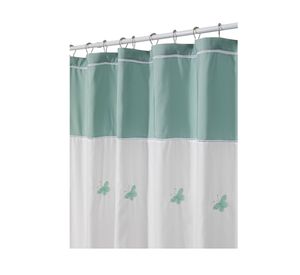 Cortina baño Mariposas 180x180 cm