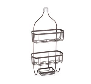 Organizador ducha colgante 2 Pisos negro Antique