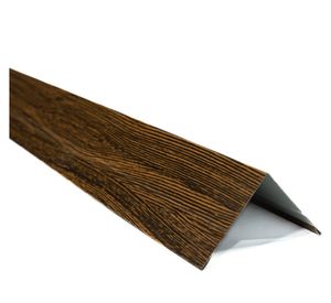 Perfil Esquinero exterior 0.27 mm 4x300 cm castaño