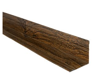 Perfil Esquinero interior 0.27 mm 4x300 cm castaño