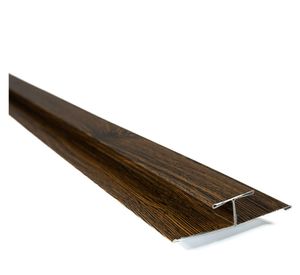 Perfil de acero H o exterior 0.27 mm 4x300 cm castaño