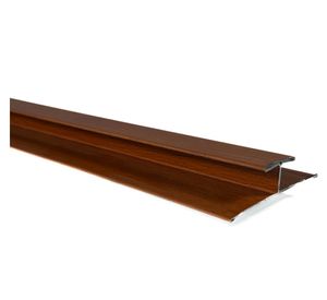 Perfil de acero H o unión 0.27 mm 4x300 cm cedro