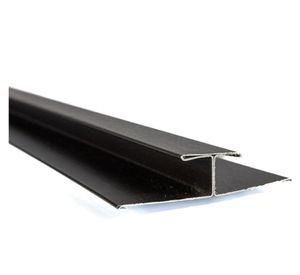 Perfil de acero H o exterior 0.27 mm 4x300 cm negro