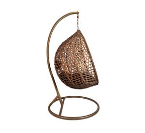 Silla colgante Hawái L chocolate cojín café