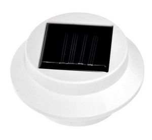 Foco LED redondo con panel solar 1.2V blanco