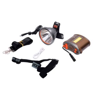 Set foco LED lámpara minera recargable 6 piezas