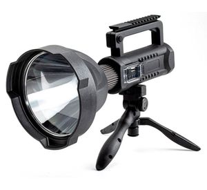 Linterna LED recargable alcance 600 m con trípode