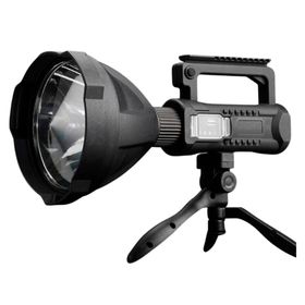 Linterna LED recargable alcance 600 m con trípode