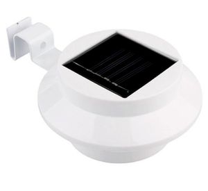 Foco LED redondo con panel solar 3.7V blanco