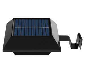 Foco LED cuadrado con panel solar 3.7V negro