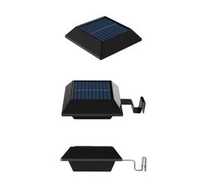 Foco LED cuadrado con panel solar 3.7V negro