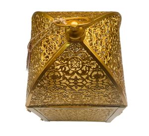 Farol Mumbai L dorado 42x17x17 cm