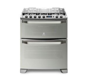 Cocina 76DXA 5 quemadores gas licuado inox