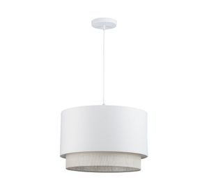 Pantalla de lámpara colgar 40 W E27 Java natural