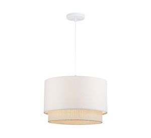 Pantalla de lámpara colgar 40 W E27 Java natural