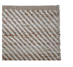 Alfombra Tíbet algodón natural 200x300 cm