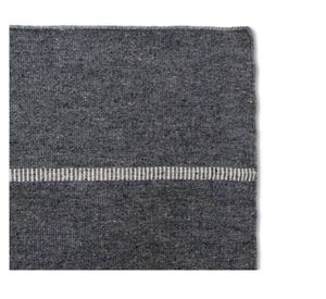 Alfombra Aconcagua lana gris oscuro 300x400 cm