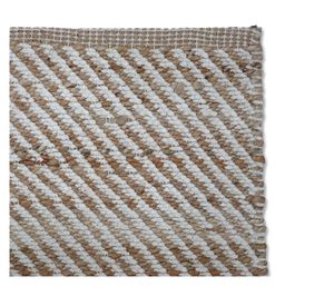 Alfombra Tíbet algodón natural 170x240 cm