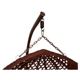 Silla colgante XXL Hawái caramelo + cojín café