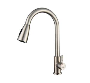 Monomando lavaplatos extraíble Brushed cromado