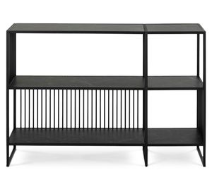 Arrimo medio rectangular Liverpool negro