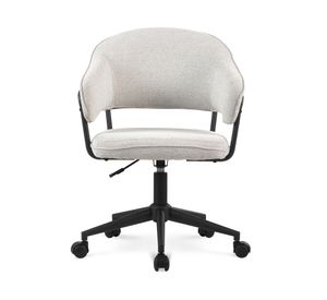 Silla de escritorio Stanford gris claro con ruedas