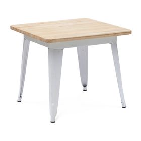 Mesa infantil Becca + 2 sillas natural/blanco