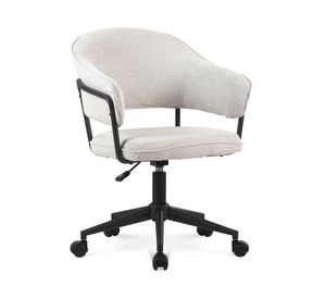 Silla de escritorio Stanford gris claro con ruedas