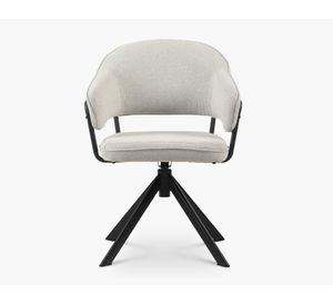 Silla de escritorio giratoria Stanford gris claro