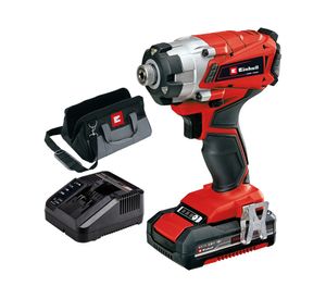 Kit atornillador impacto TE-CI 18/1 Li 6.35 mm 18V + cargador + batería 2.0 Ah + bolso