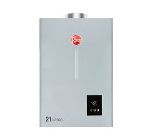 Calefont tiro forzado 21 litros gas natural Rheem