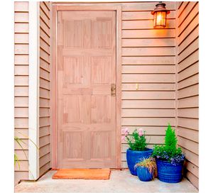 Puerta pino radiata 8 paneles Finger 60x200 cm