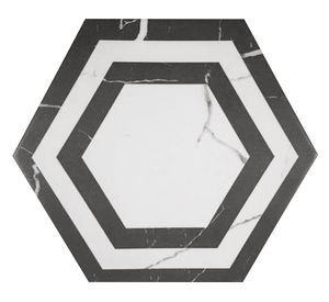 Gres porcelanato Hexagon calacatta mate 20x23 cm 1 m2
