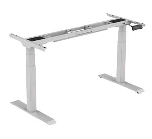 Base escritorio Cosmo dual eléctrico gris