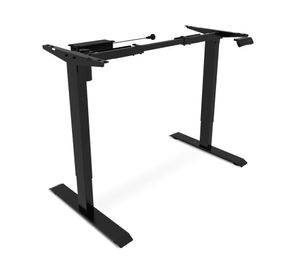 Base escritorio acero Cosmo eléctrico negro