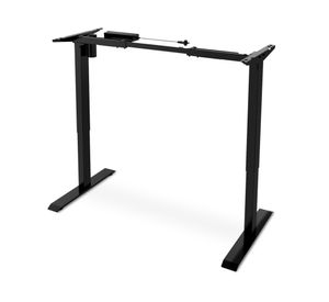 Base escritorio acero Cosmo eléctrico negro