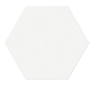 Gres porcelanato Hexagon blanco 20x23 cm 1 m2