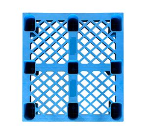 Pallet HDPE 9 tacos 120x100x15 cm azul