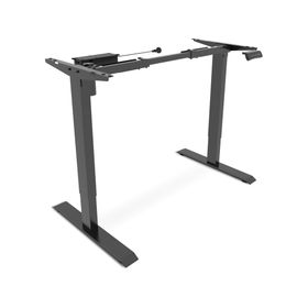 Base escritorio acero Cosmo eléctrico gris