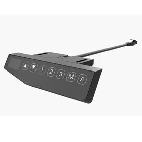 Base escritorio acero Cosmo eléctrico gris