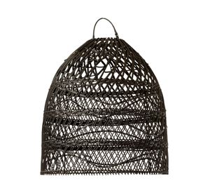 Pantalla lámpara Oahu 42x40 cm negro