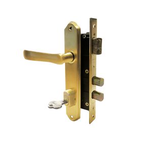 Cerradura embutida con manilla 1080914-BS dorado