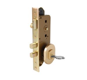 Cerradura embutida con manilla 1080914-BS dorado