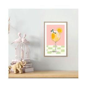 Lámina decorativa con marco 30x20 cm D1