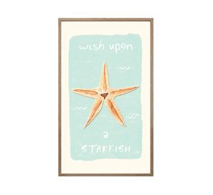 Canvas con marco textura French Riviera 50x30 cm D1