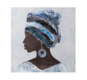 Canvas con tela 60x60 cm D2