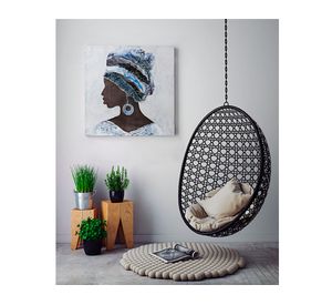 Canvas con tela 60x60 cm D2