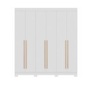 Clóset 6 puertas Opus blanco 203x184.2x47 cm